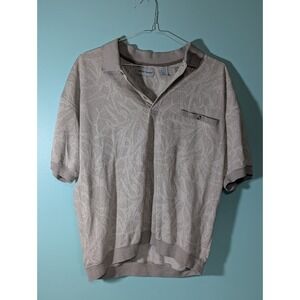 David Taylor Polo Short Sleeve Shirt Size Large